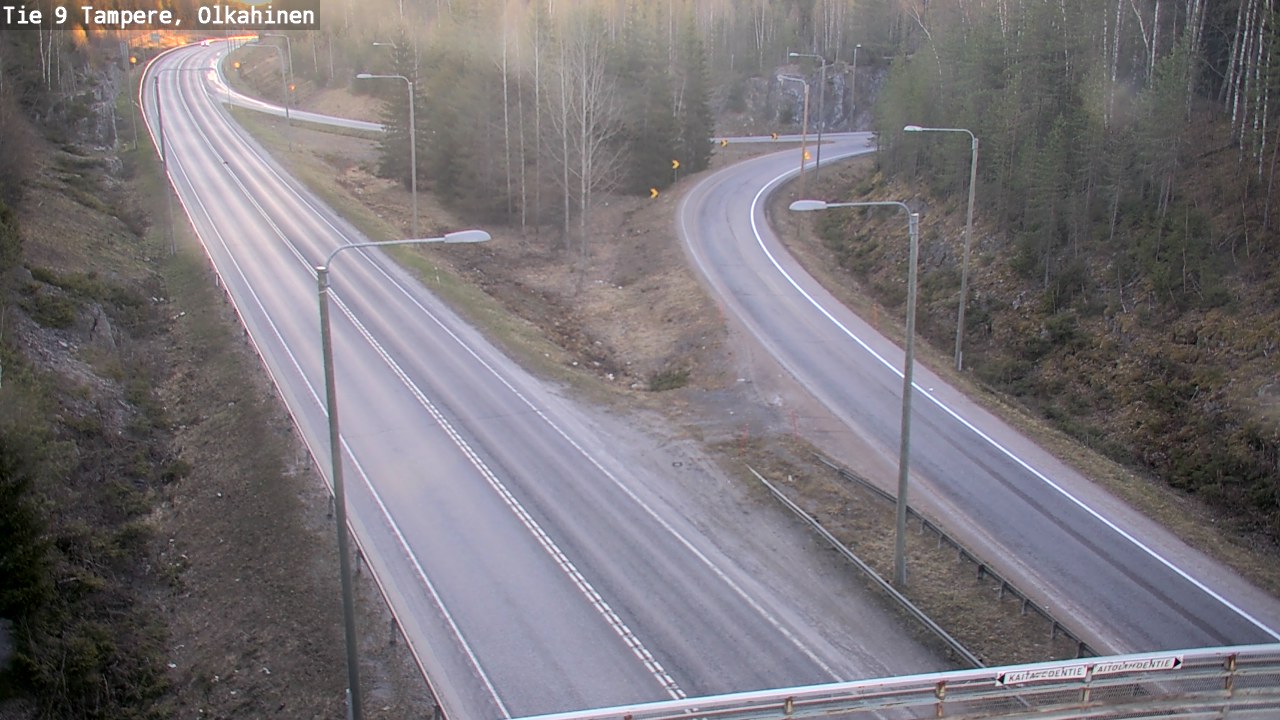 Weather Camera Image Road 9 Tampere, Olkahinen, Tampere, Pirkanmaa