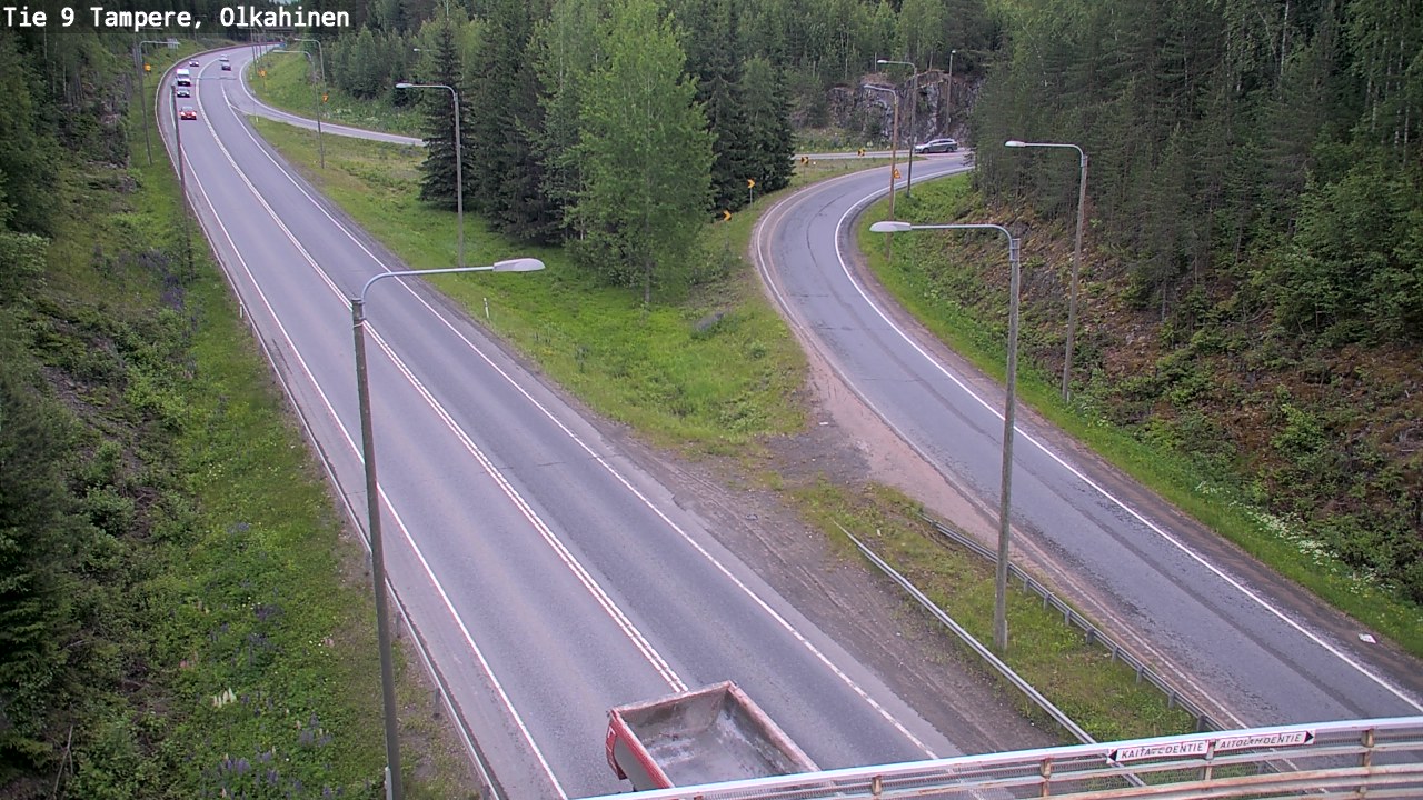 Weather Camera Image Väg 9 Tammerfors, Olkahinen, Tampere, Pirkanmaa