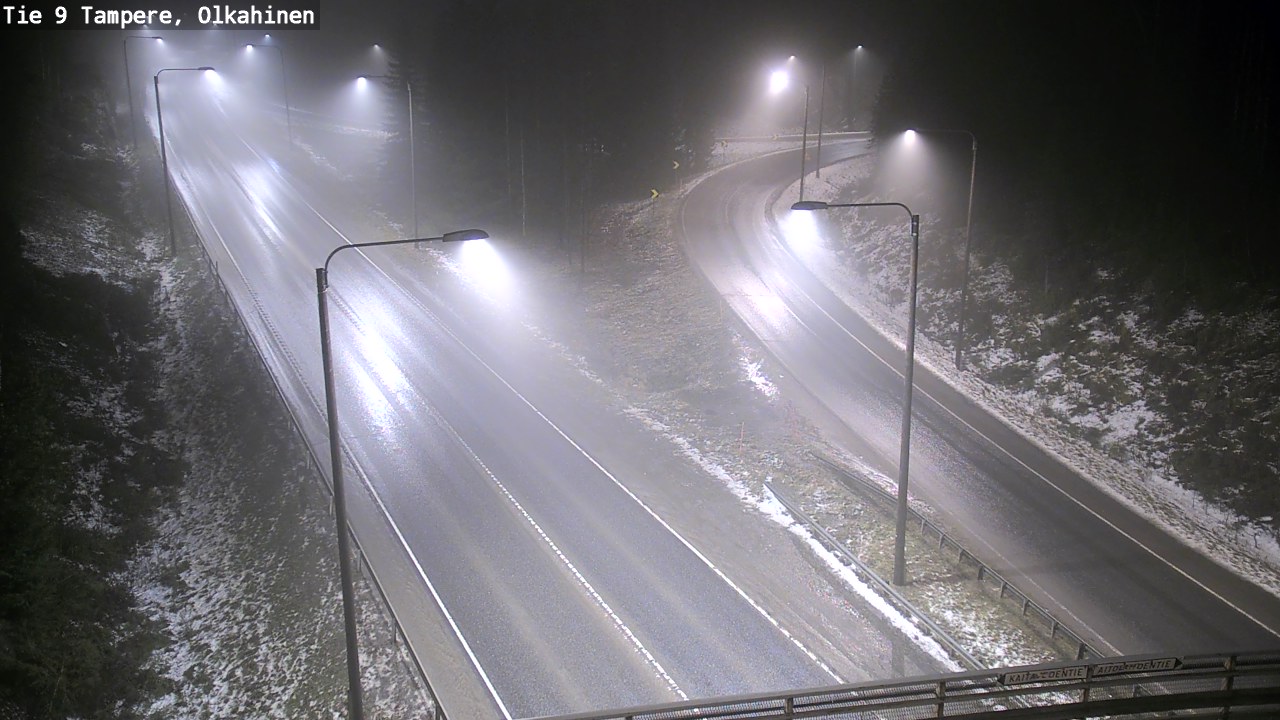 Weather Camera Image Väg 9 Tammerfors, Olkahinen, Tampere, Pirkanmaa