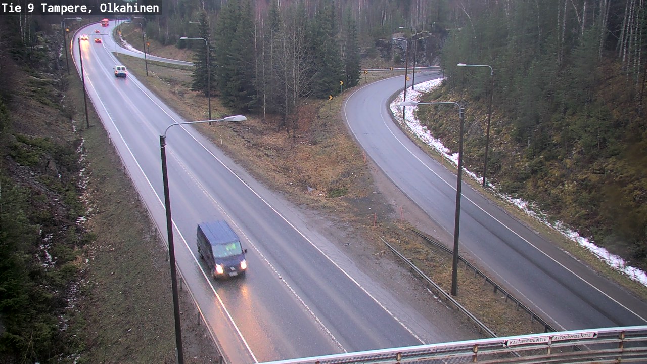 Weather Camera Image Road 9 Tampere, Olkahinen, Tampere, Pirkanmaa