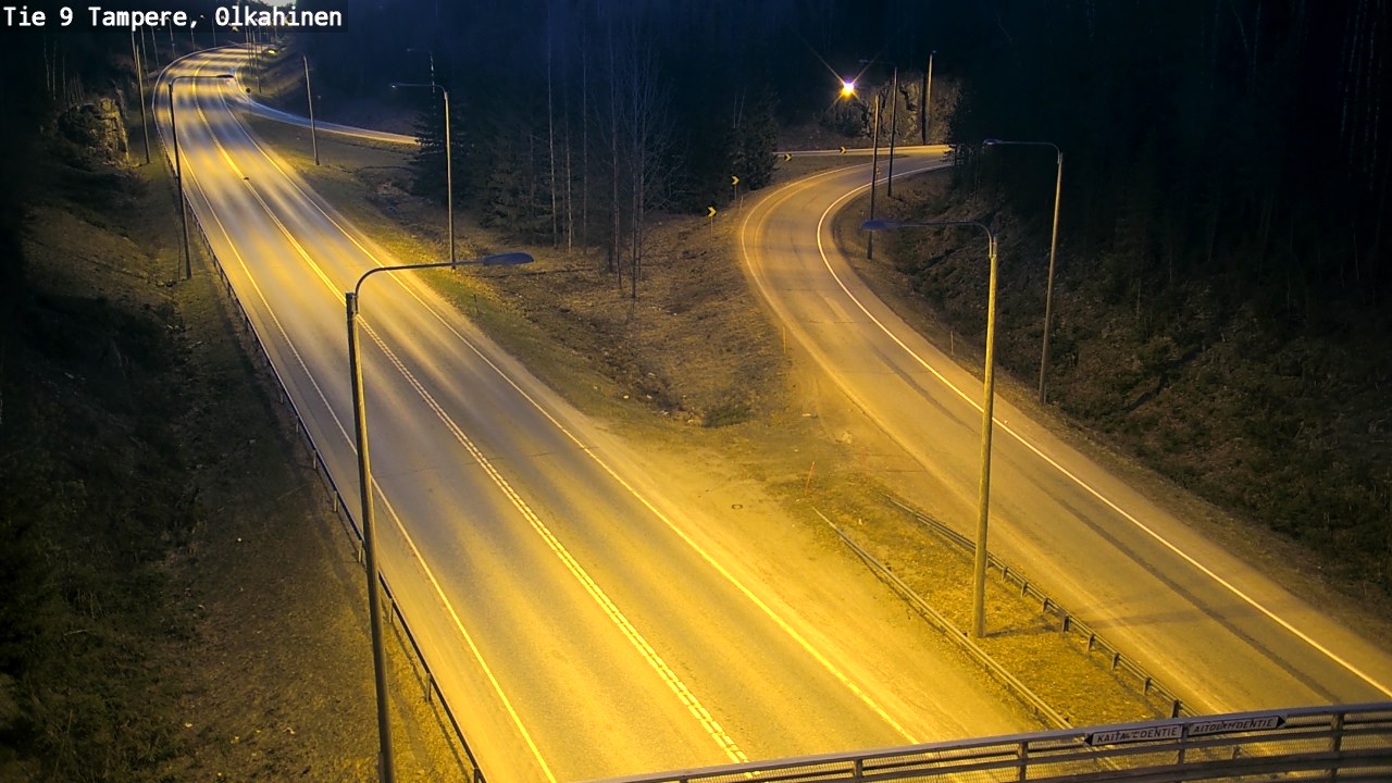 Weather Camera Image Road 9 Tampere, Olkahinen, Tampere, Pirkanmaa