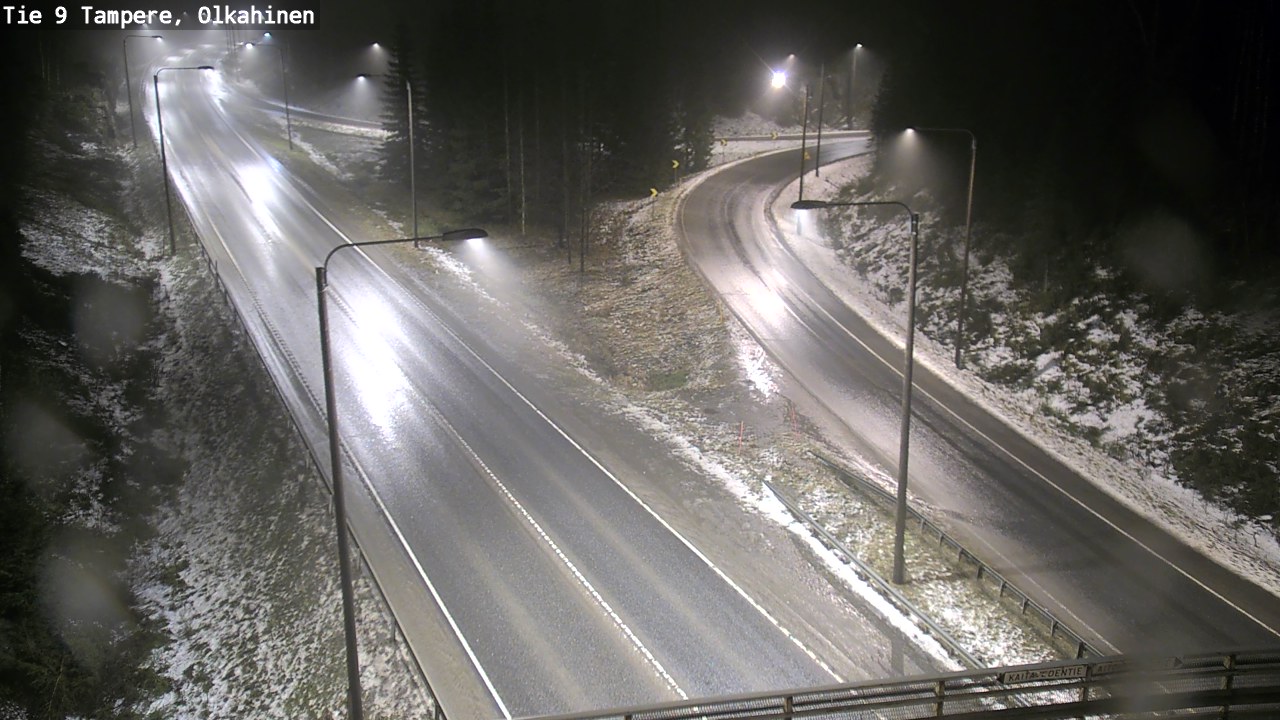 Weather Camera Image Väg 9 Tammerfors, Olkahinen, Tampere, Pirkanmaa