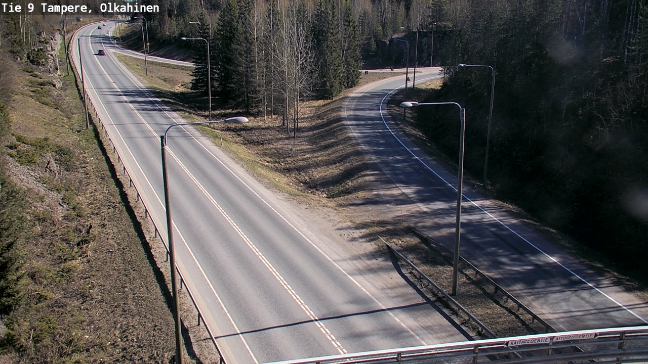 Weather Camera Image Road 9 Tampere, Olkahinen, Tampere, Pirkanmaa