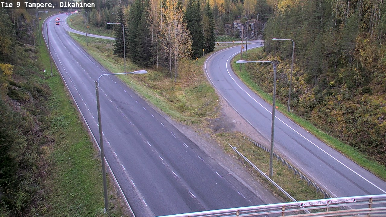 Weather Camera Image Road 9 Tampere, Olkahinen, Tampere, Pirkanmaa