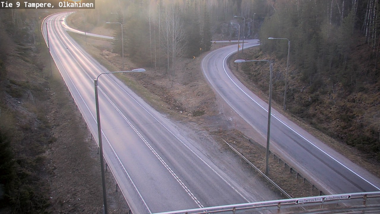 Weather Camera Image Road 9 Tampere, Olkahinen, Tampere, Pirkanmaa