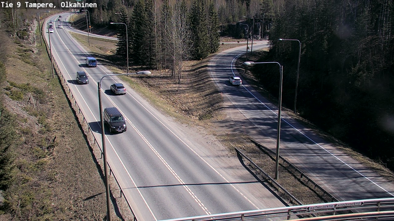 Weather Camera Image Road 9 Tampere, Olkahinen, Tampere, Pirkanmaa