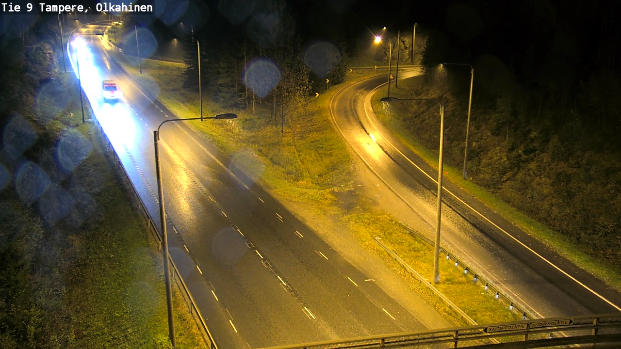 Weather Camera Image Road 9 Tampere, Olkahinen, Tampere, Pirkanmaa
