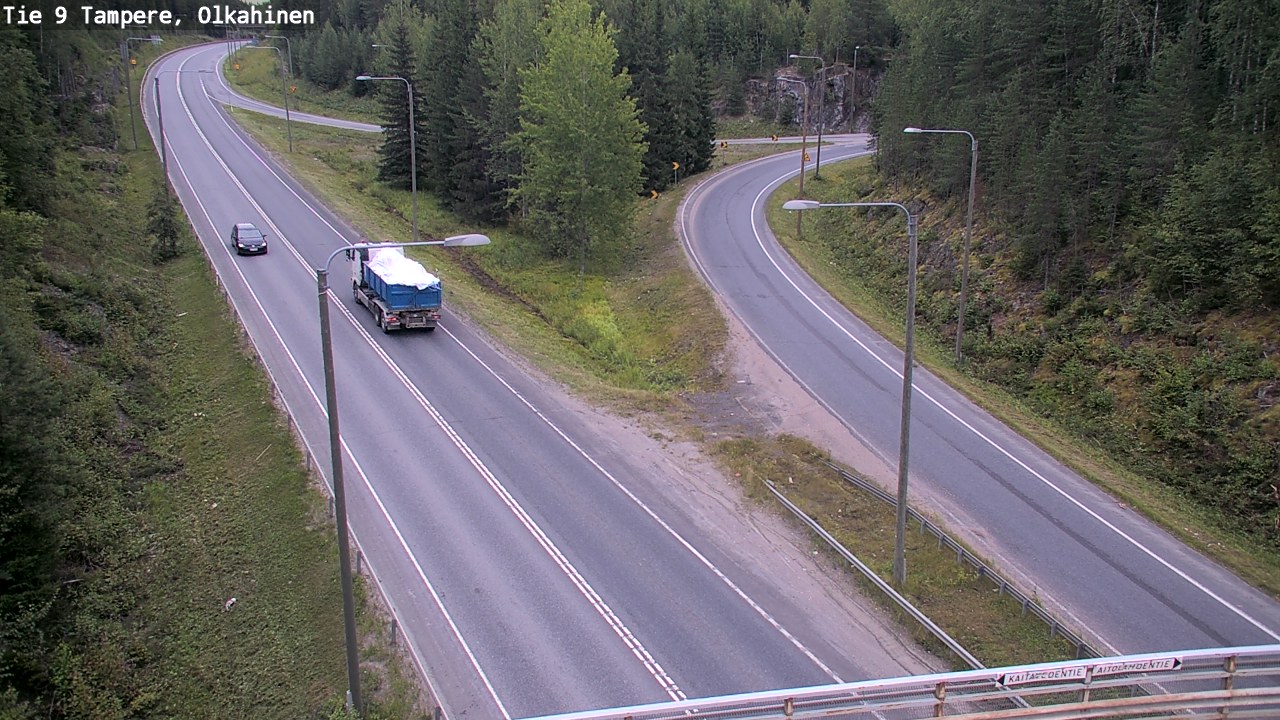 Weather Camera Image Road 9 Tampere, Olkahinen, Tampere, Pirkanmaa