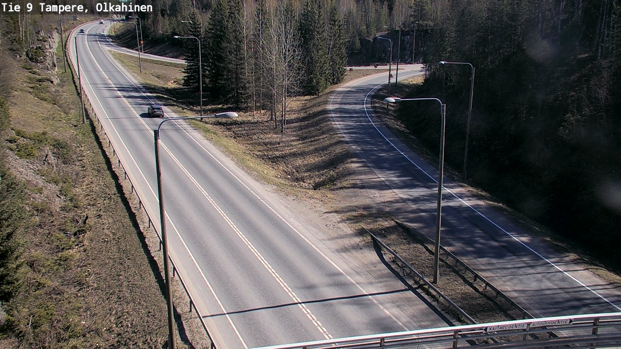 Weather Camera Image Road 9 Tampere, Olkahinen, Tampere, Pirkanmaa