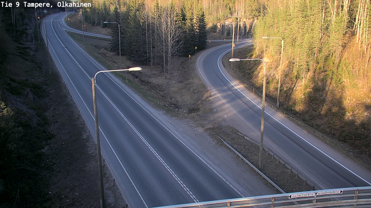 Weather Camera Image Road 9 Tampere, Olkahinen, Tampere, Pirkanmaa