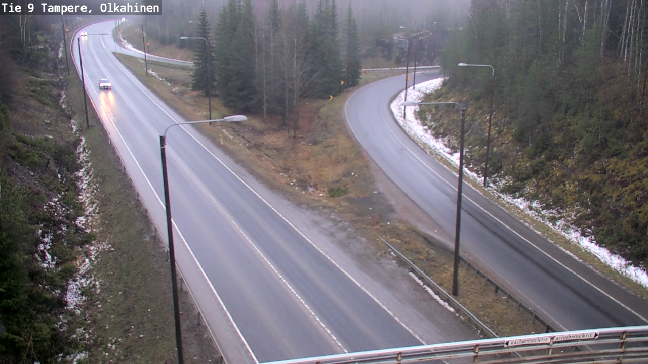 Weather Camera Image Road 9 Tampere, Olkahinen, Tampere, Pirkanmaa