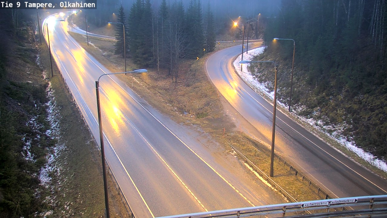 Weather Camera Image Road 9 Tampere, Olkahinen, Tampere, Pirkanmaa