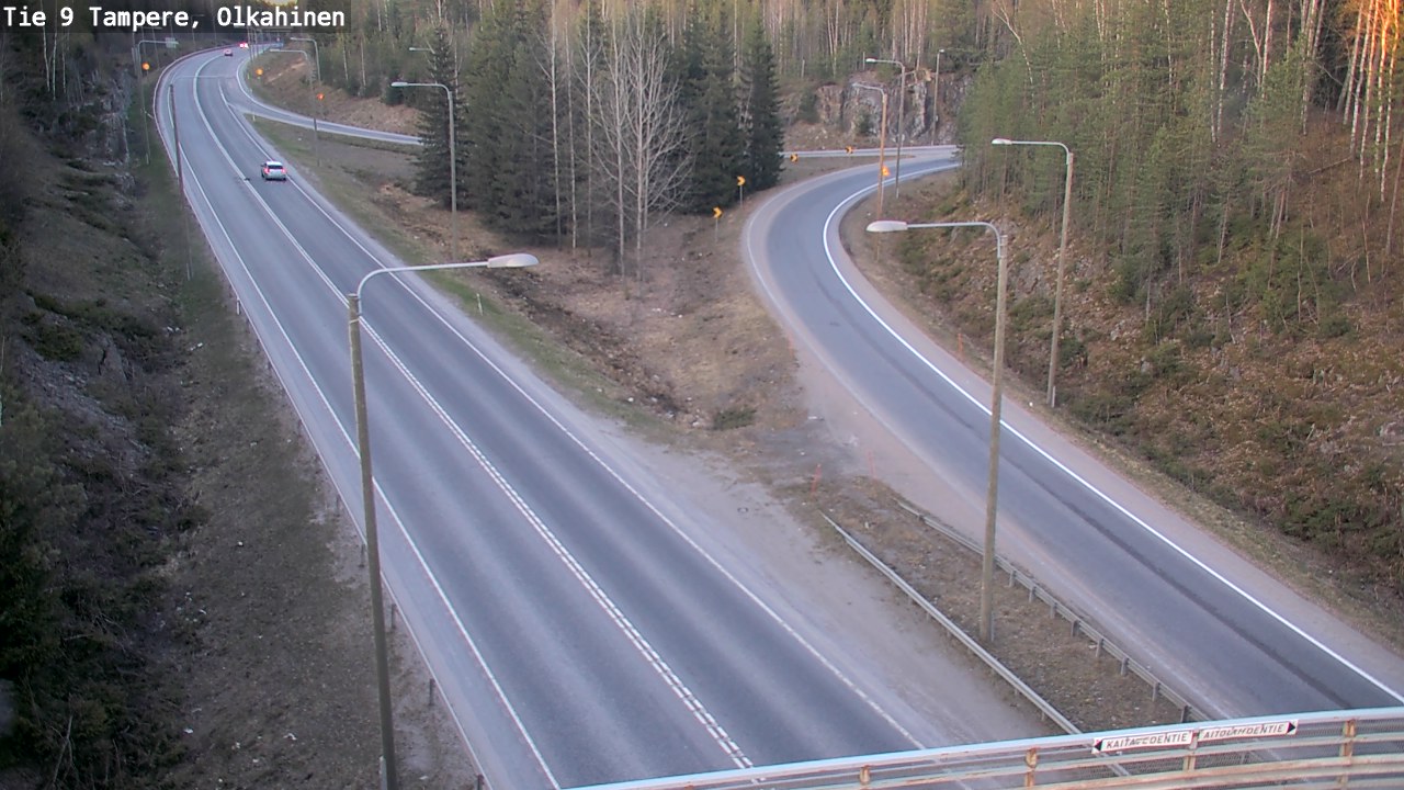 Weather Camera Image Road 9 Tampere, Olkahinen, Tampere, Pirkanmaa