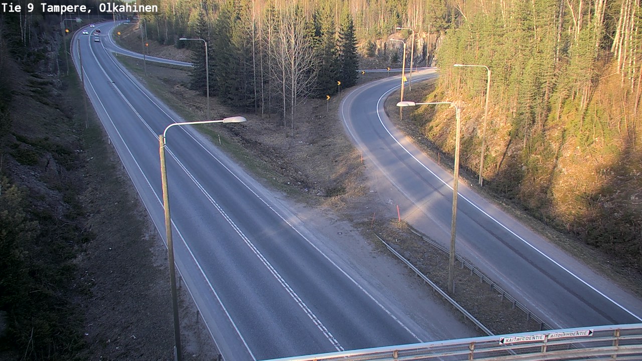 Weather Camera Image Road 9 Tampere, Olkahinen, Tampere, Pirkanmaa