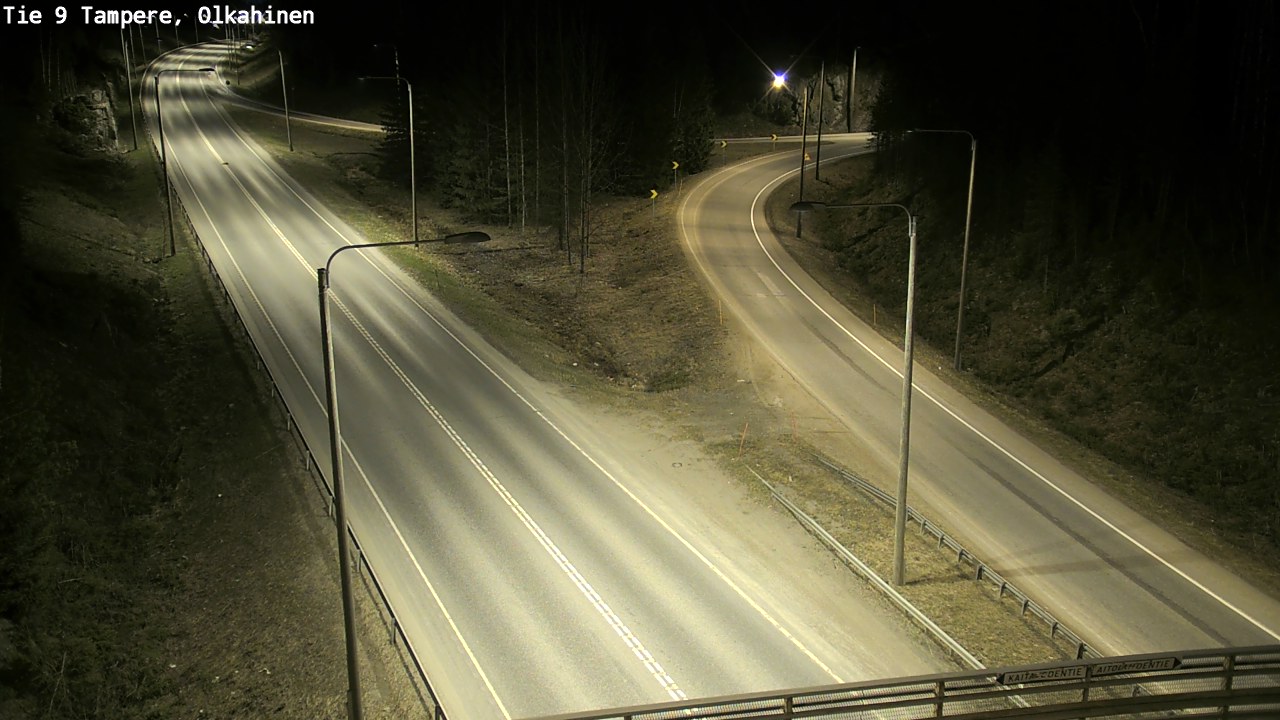Weather Camera Image Väg 9 Tammerfors, Olkahinen, Tampere, Pirkanmaa