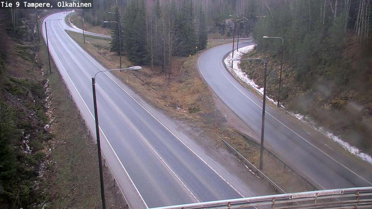 Weather Camera Image Road 9 Tampere, Olkahinen, Tampere, Pirkanmaa