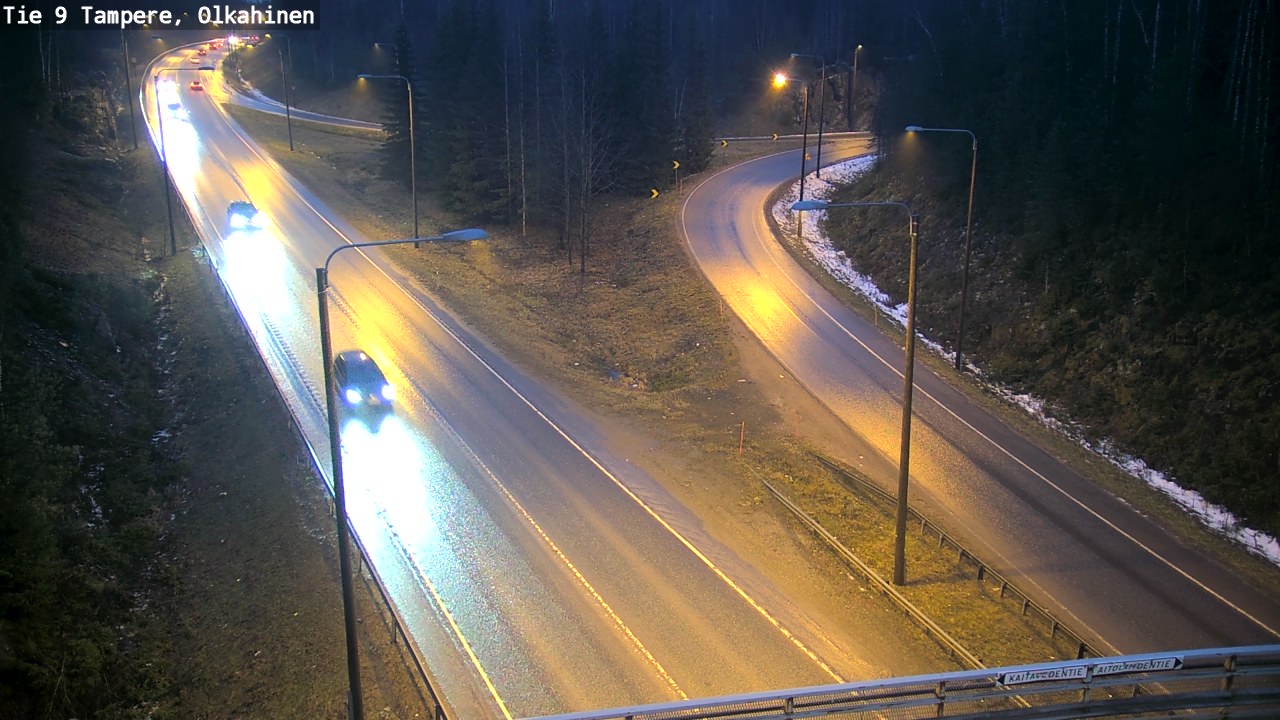 Weather Camera Image Road 9 Tampere, Olkahinen, Tampere, Pirkanmaa