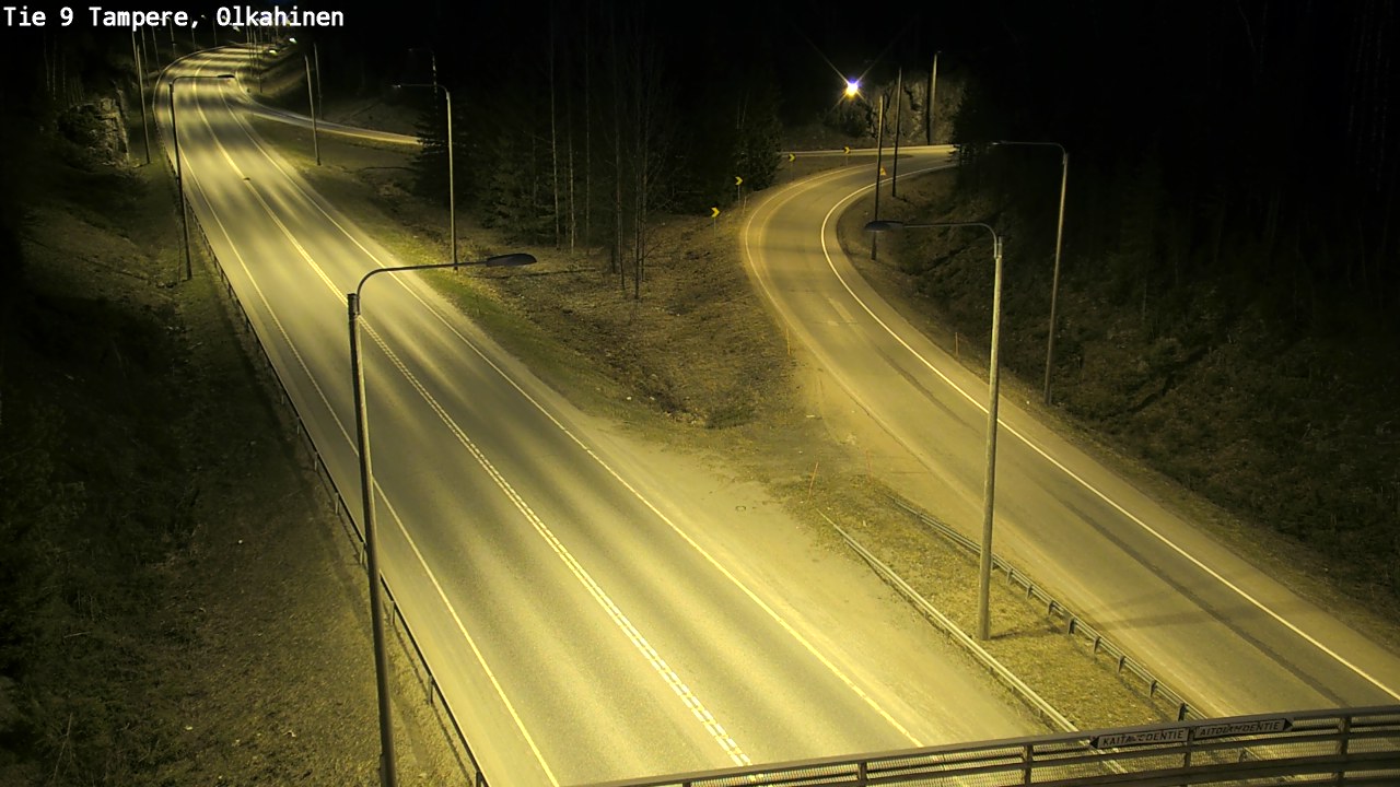 Weather Camera Image Road 9 Tampere, Olkahinen, Tampere, Pirkanmaa