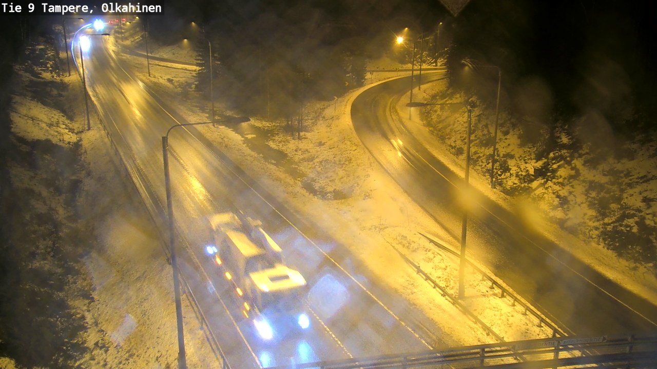 Weather Camera Image Väg 9 Tammerfors, Olkahinen, Tampere, Pirkanmaa