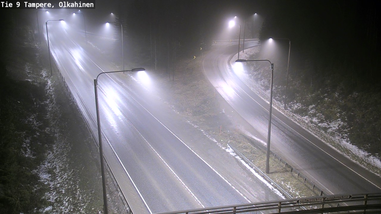 Weather Camera Image Väg 9 Tammerfors, Olkahinen, Tampere, Pirkanmaa