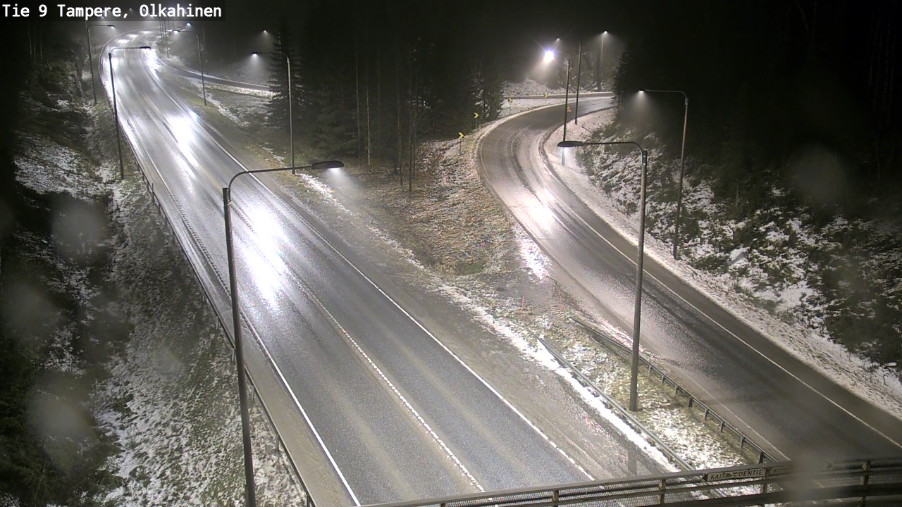 Weather Camera Image Väg 9 Tammerfors, Olkahinen, Tampere, Pirkanmaa
