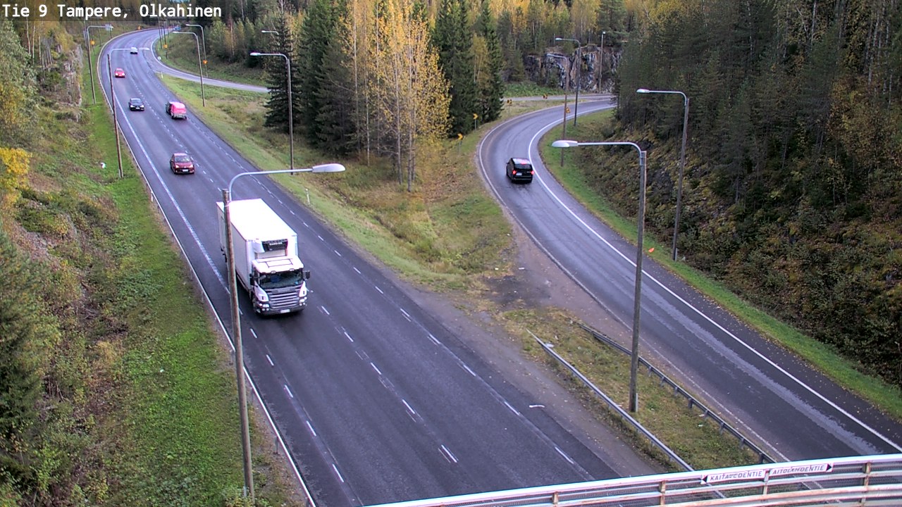 Weather Camera Image Road 9 Tampere, Olkahinen, Tampere, Pirkanmaa