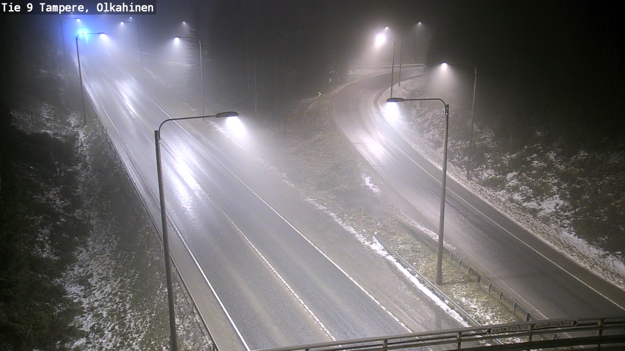 Weather Camera Image Väg 9 Tammerfors, Olkahinen, Tampere, Pirkanmaa