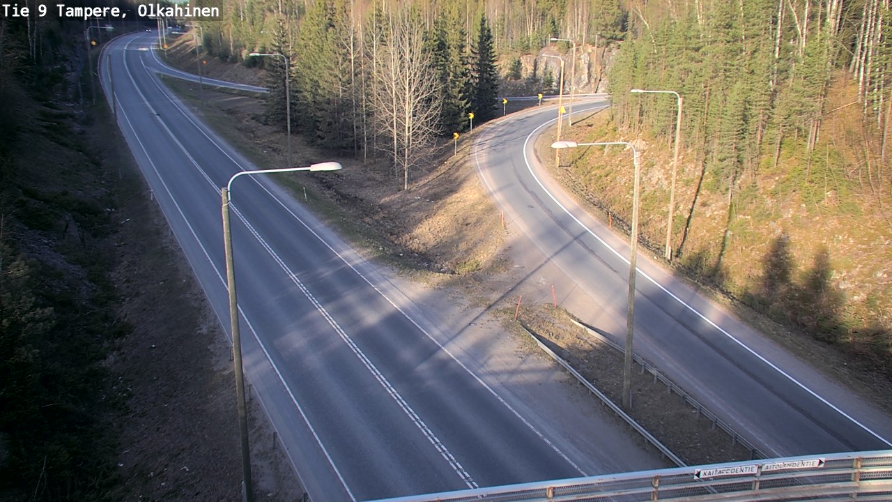Weather Camera Image Road 9 Tampere, Olkahinen, Tampere, Pirkanmaa