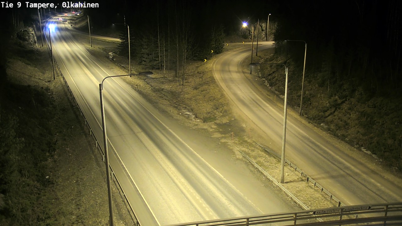 Weather Camera Image Väg 9 Tammerfors, Olkahinen, Tampere, Pirkanmaa