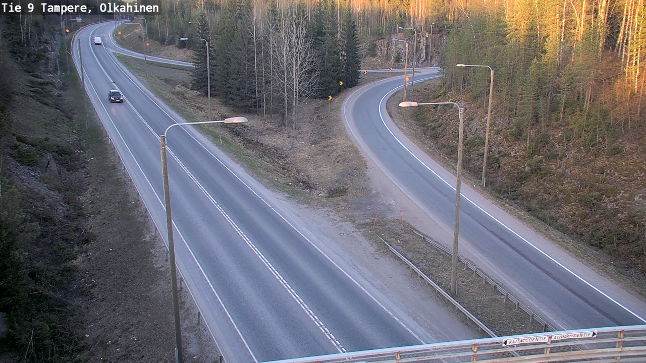 Weather Camera Image Road 9 Tampere, Olkahinen, Tampere, Pirkanmaa