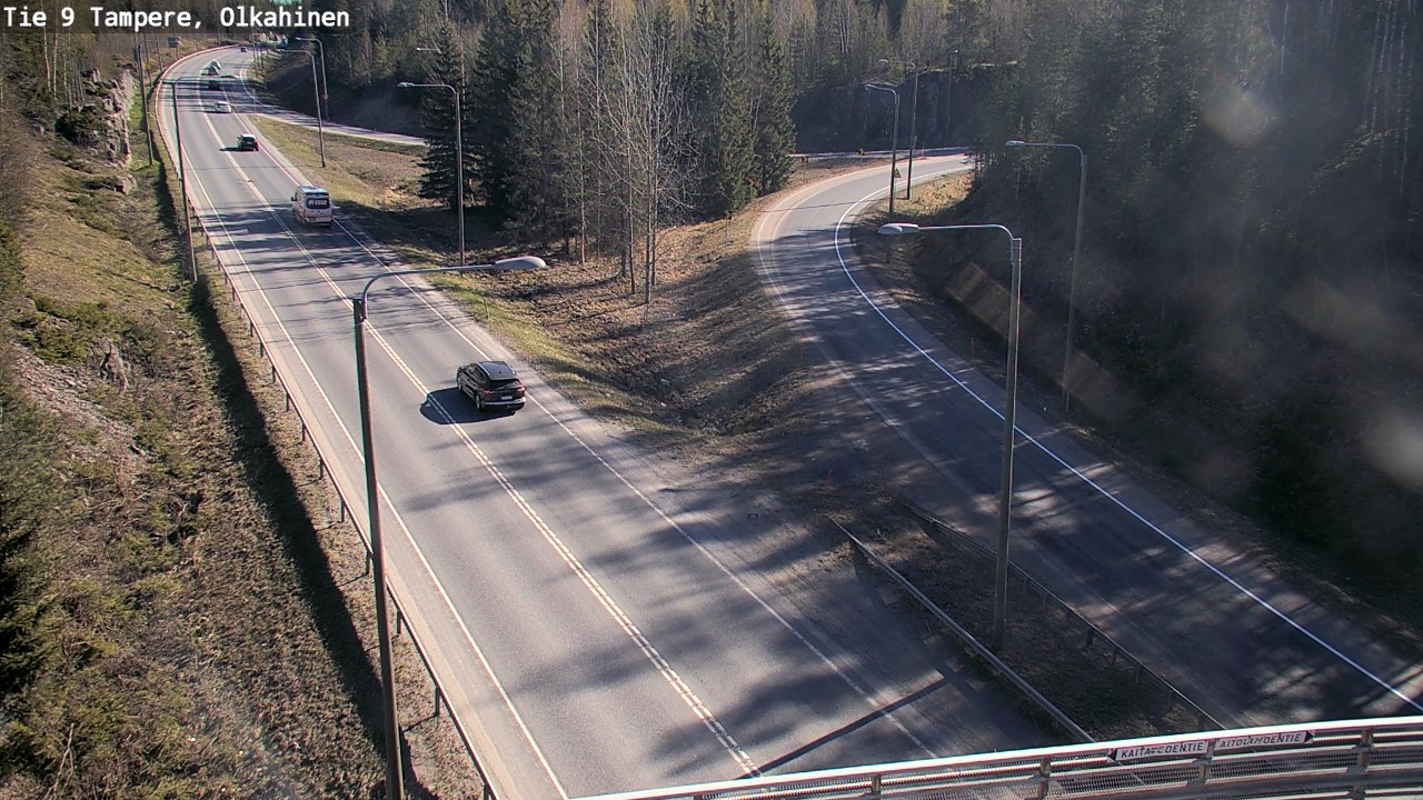 Weather Camera Image Road 9 Tampere, Olkahinen, Tampere, Pirkanmaa