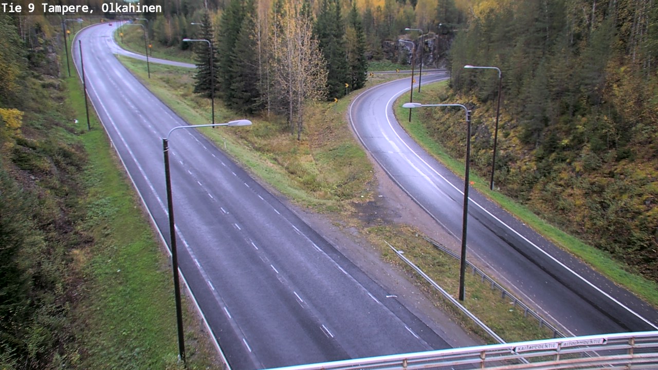Weather Camera Image Road 9 Tampere, Olkahinen, Tampere, Pirkanmaa