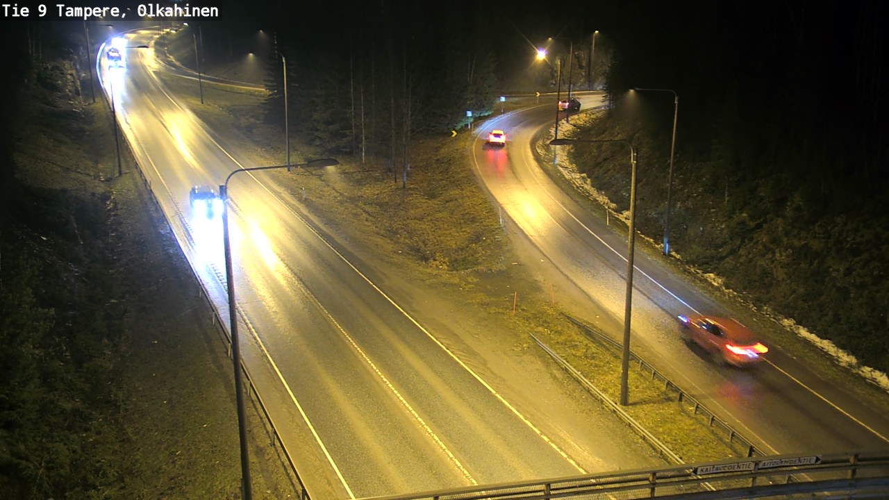 Weather Camera Image Road 9 Tampere, Olkahinen, Tampere, Pirkanmaa