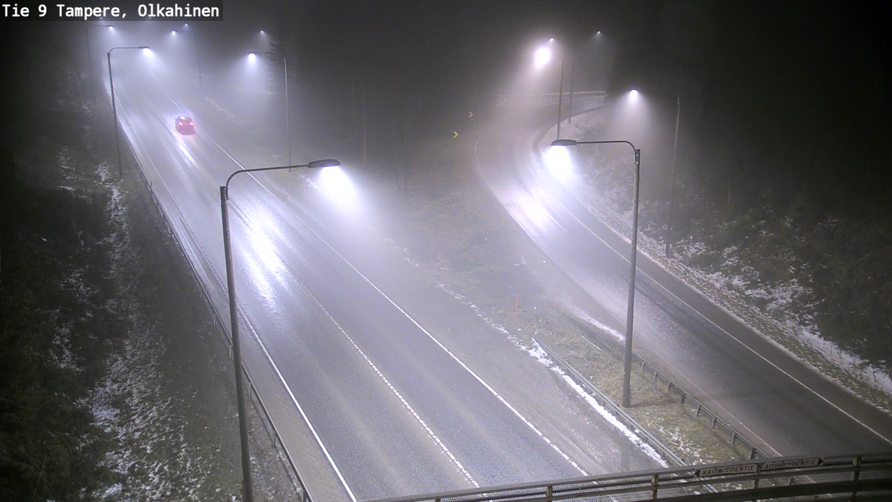Weather Camera Image Väg 9 Tammerfors, Olkahinen, Tampere, Pirkanmaa