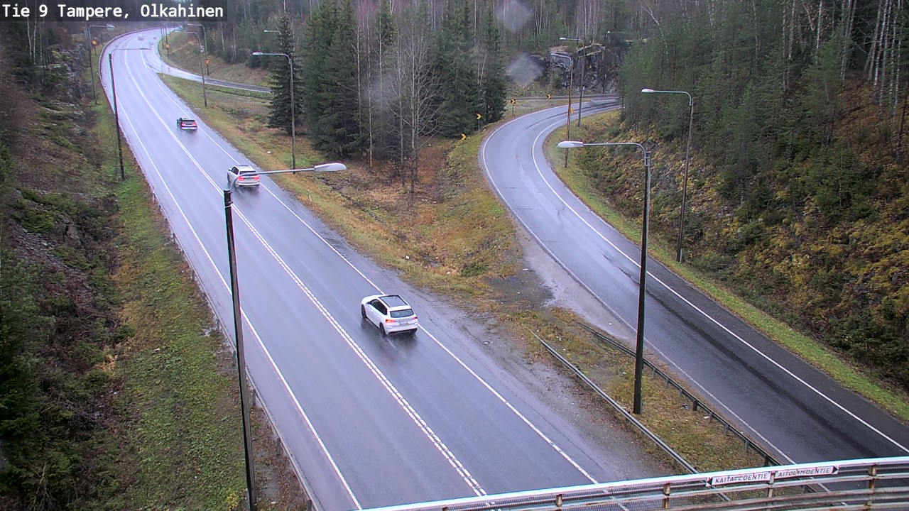 Weather Camera Image Road 9 Tampere, Olkahinen, Tampere, Pirkanmaa