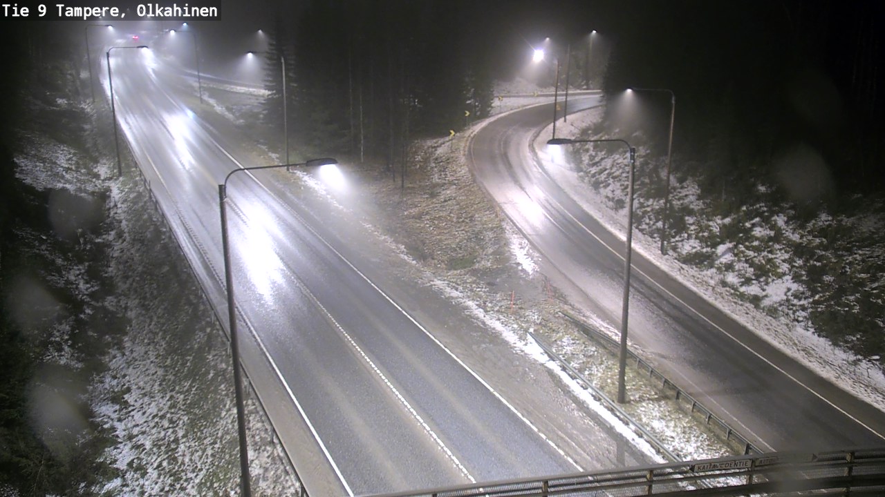 Weather Camera Image Väg 9 Tammerfors, Olkahinen, Tampere, Pirkanmaa