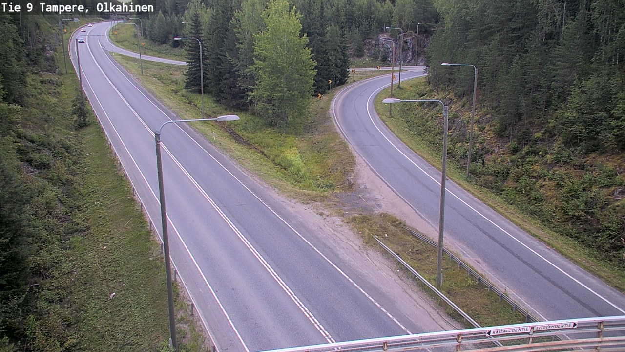 Weather Camera Image Road 9 Tampere, Olkahinen, Tampere, Pirkanmaa