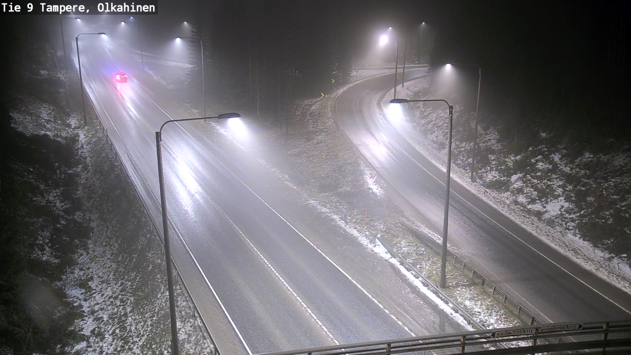 Weather Camera Image Väg 9 Tammerfors, Olkahinen, Tampere, Pirkanmaa