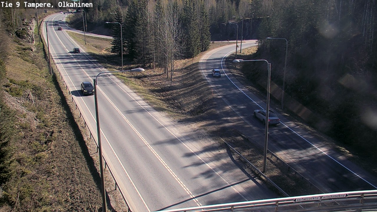 Weather Camera Image Road 9 Tampere, Olkahinen, Tampere, Pirkanmaa