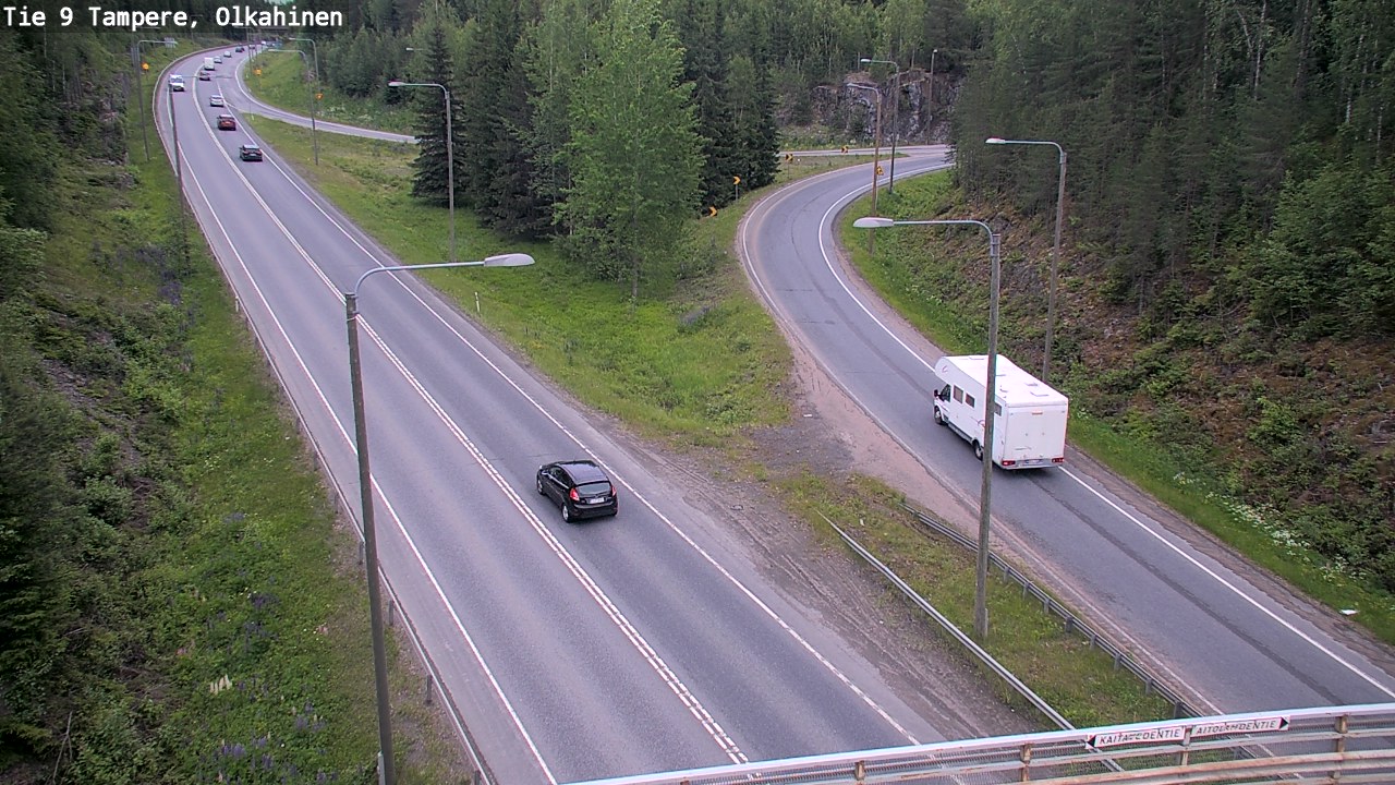 Weather Camera Image Väg 9 Tammerfors, Olkahinen, Tampere, Pirkanmaa