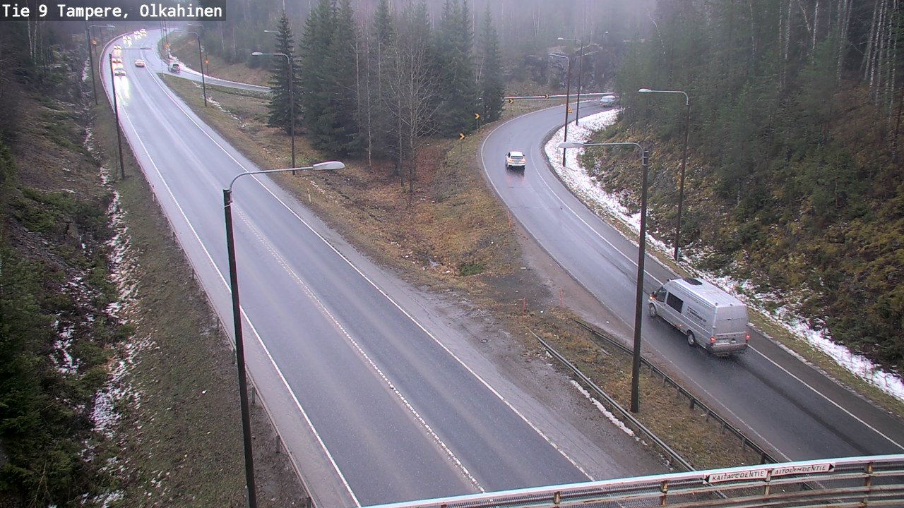 Weather Camera Image Road 9 Tampere, Olkahinen, Tampere, Pirkanmaa