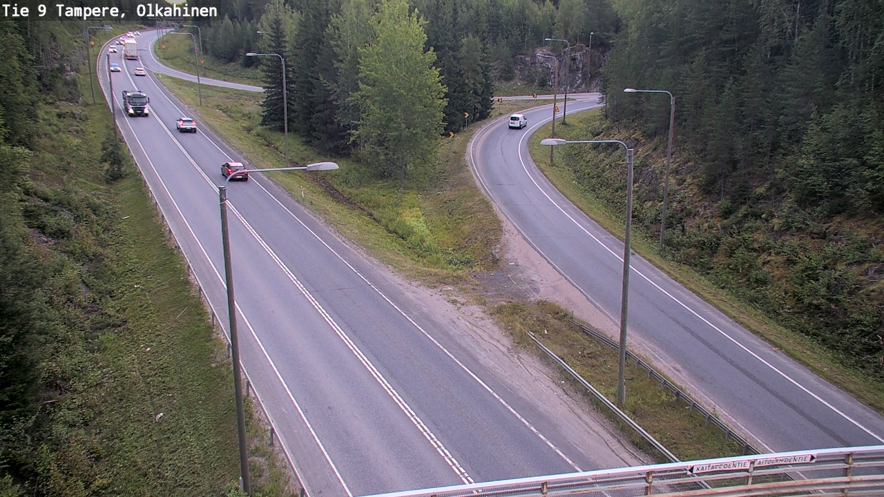 Weather Camera Image Road 9 Tampere, Olkahinen, Tampere, Pirkanmaa