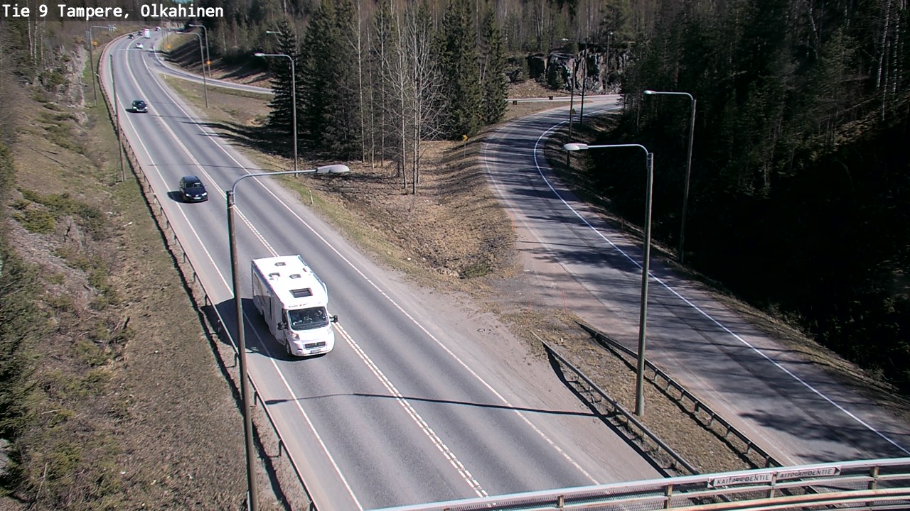 Weather Camera Image Road 9 Tampere, Olkahinen, Tampere, Pirkanmaa