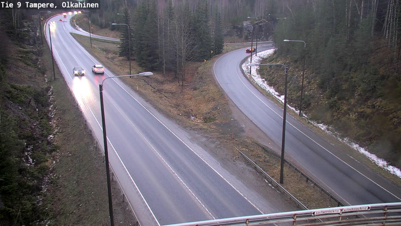 Weather Camera Image Road 9 Tampere, Olkahinen, Tampere, Pirkanmaa