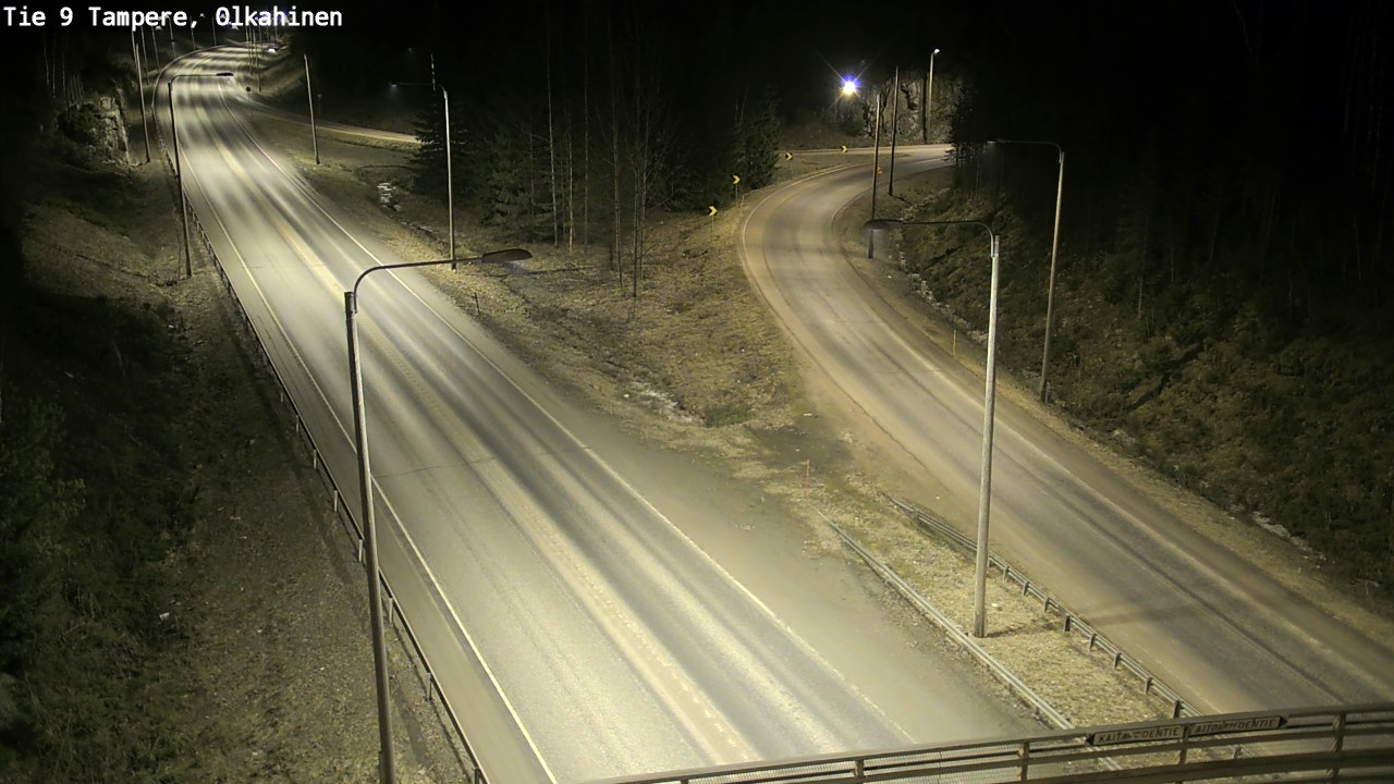 Weather Camera Image Väg 9 Tammerfors, Olkahinen, Tampere, Pirkanmaa