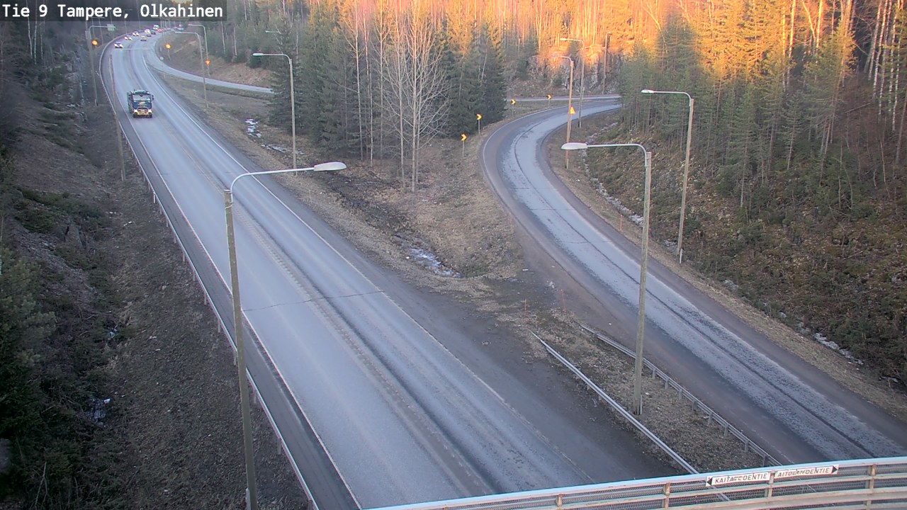 Weather Camera Image Road 9 Tampere, Olkahinen, Tampere, Pirkanmaa