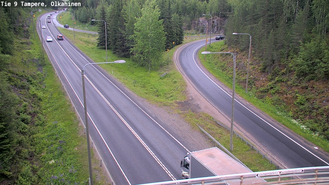 Weather Camera Image Väg 9 Tammerfors, Olkahinen, Tampere, Pirkanmaa