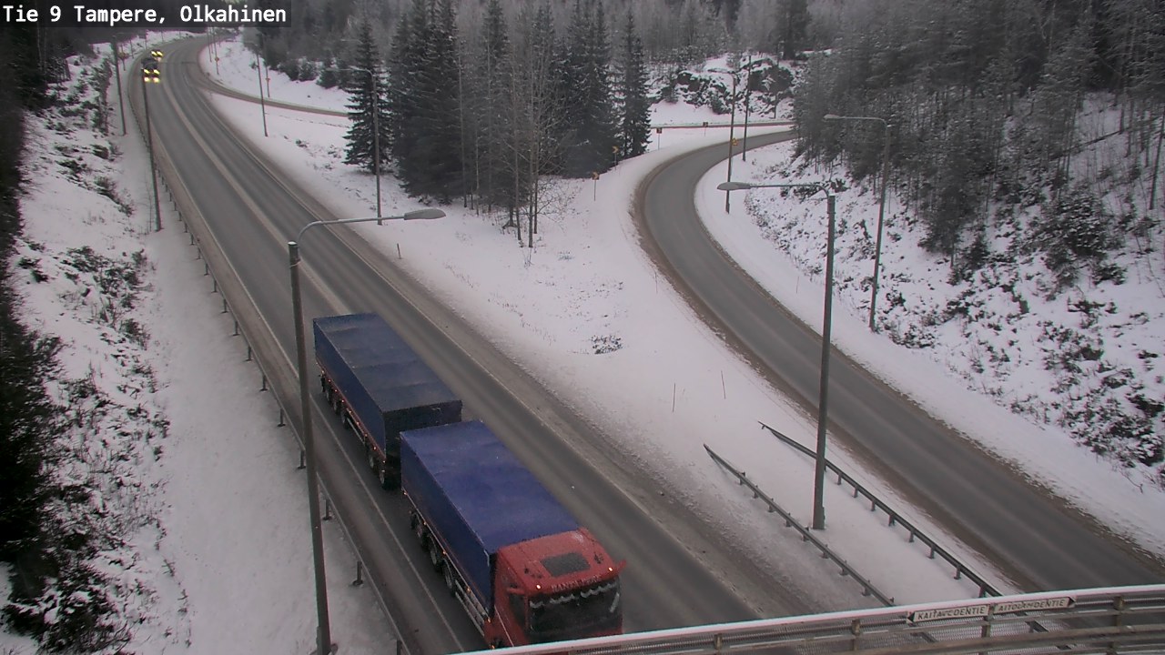 Weather Camera Image Road 9 Tampere, Olkahinen, Tampere, Pirkanmaa