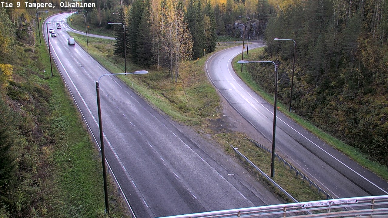 Weather Camera Image Road 9 Tampere, Olkahinen, Tampere, Pirkanmaa