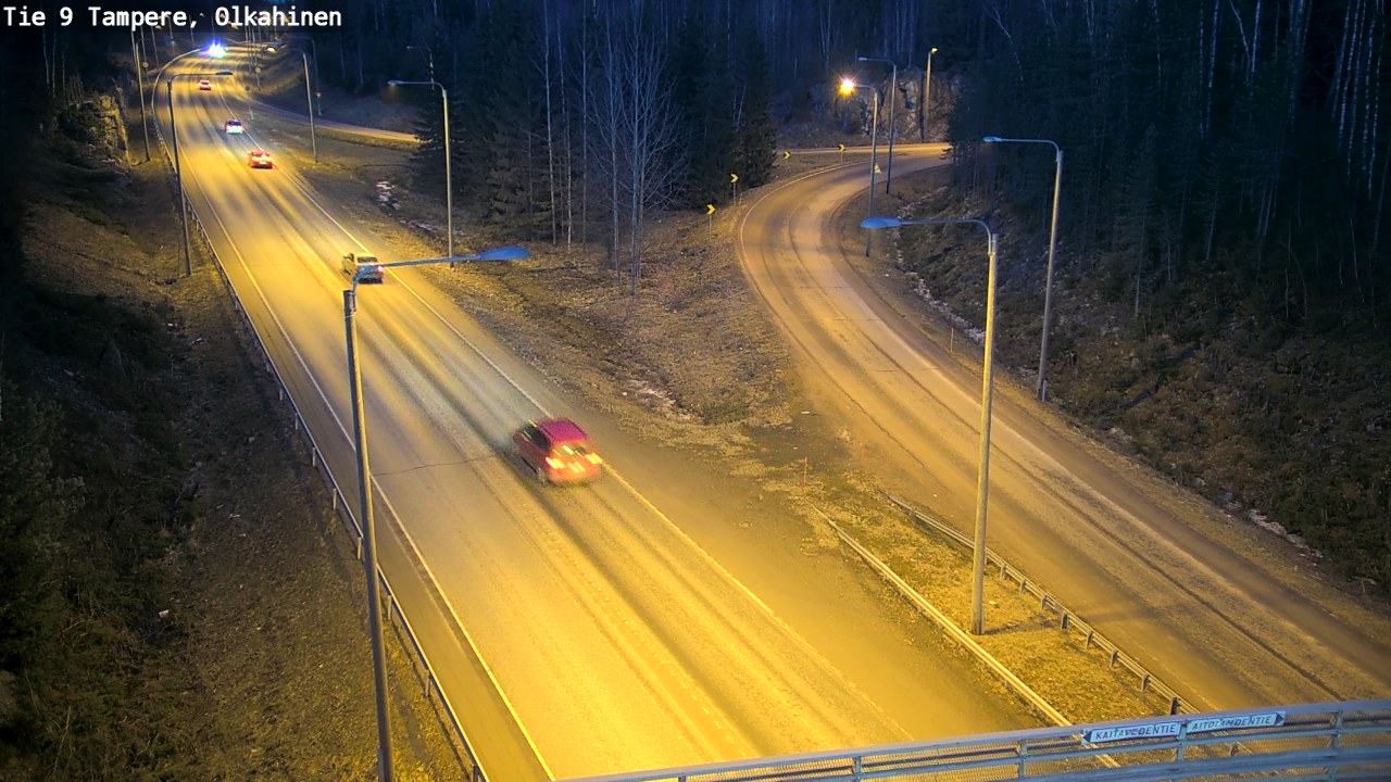Weather Camera Image Road 9 Tampere, Olkahinen, Tampere, Pirkanmaa